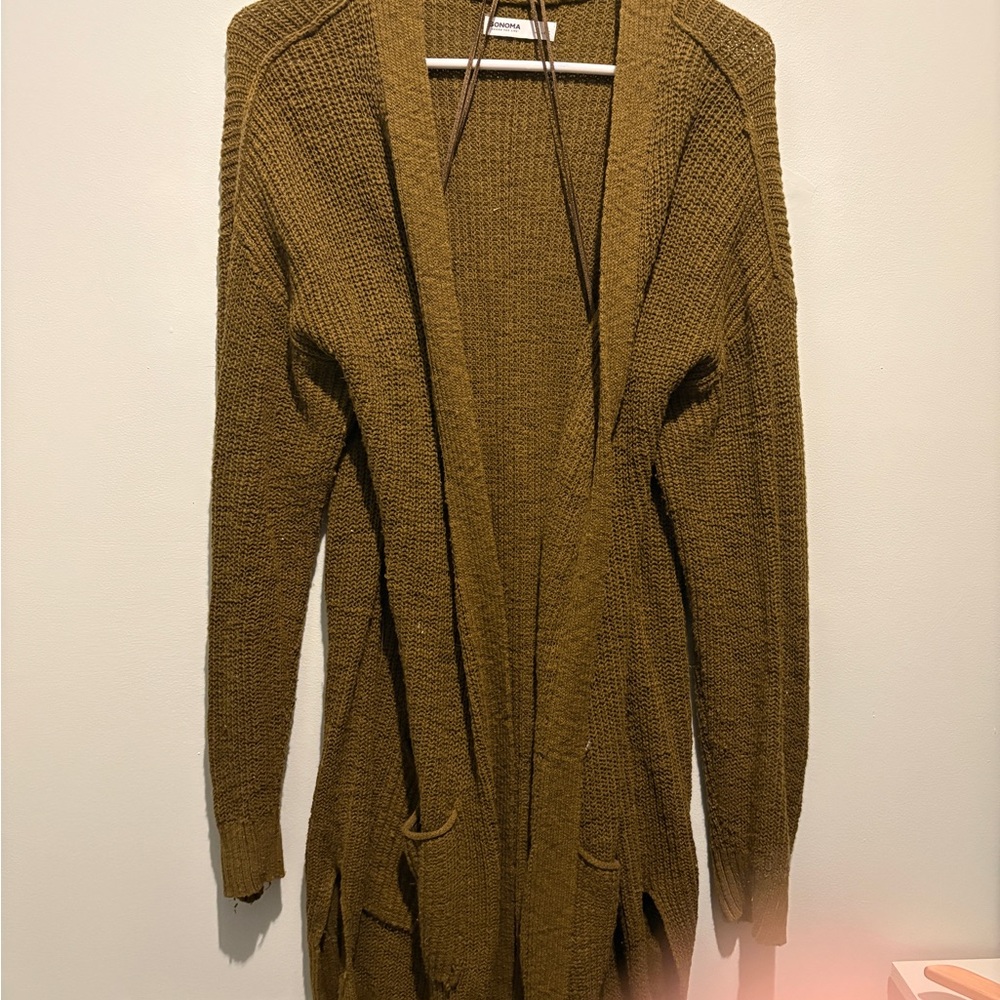 Elegant Brown Women's Cardigan
